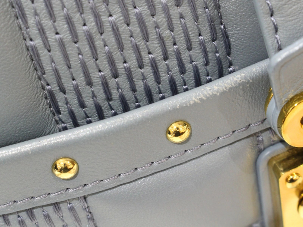 LOUIS VUITTON Troca Crossbody Bag Damier Giant Blue